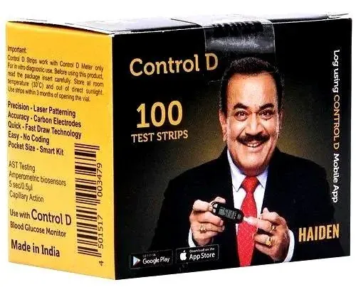 Haiden Control D 100 test strip