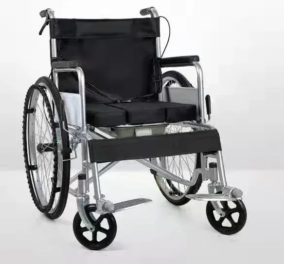 Wheelchair with commode