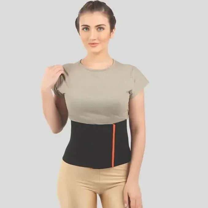 Flamingo Waist Trimmer Belt | Adjustable Slimming & Waist Support Belt for Workout, Sweating & Back Support
