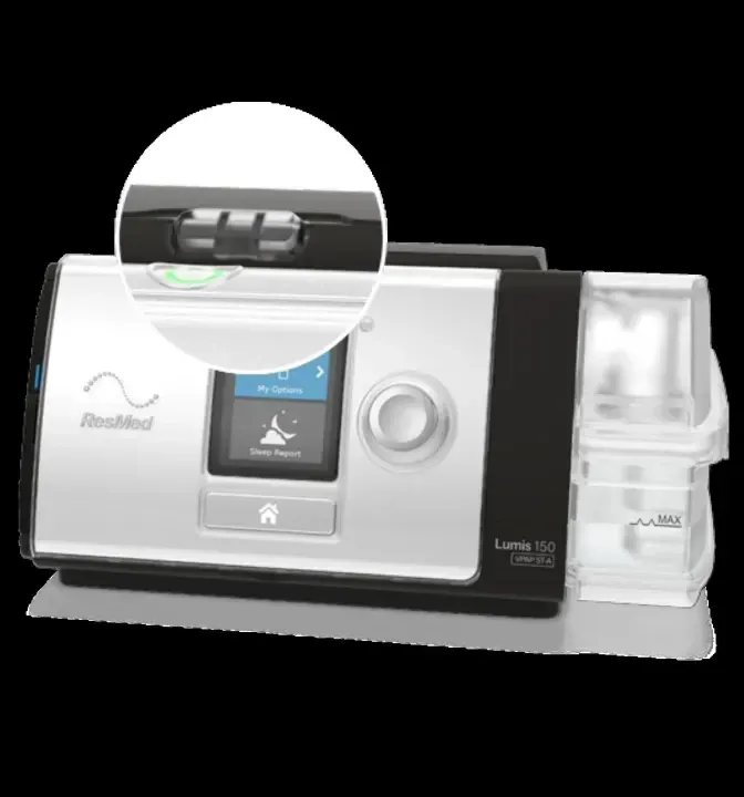 ResMed Lumis 150 VPAP ST-A BiPAP Ventilator with Alarm System