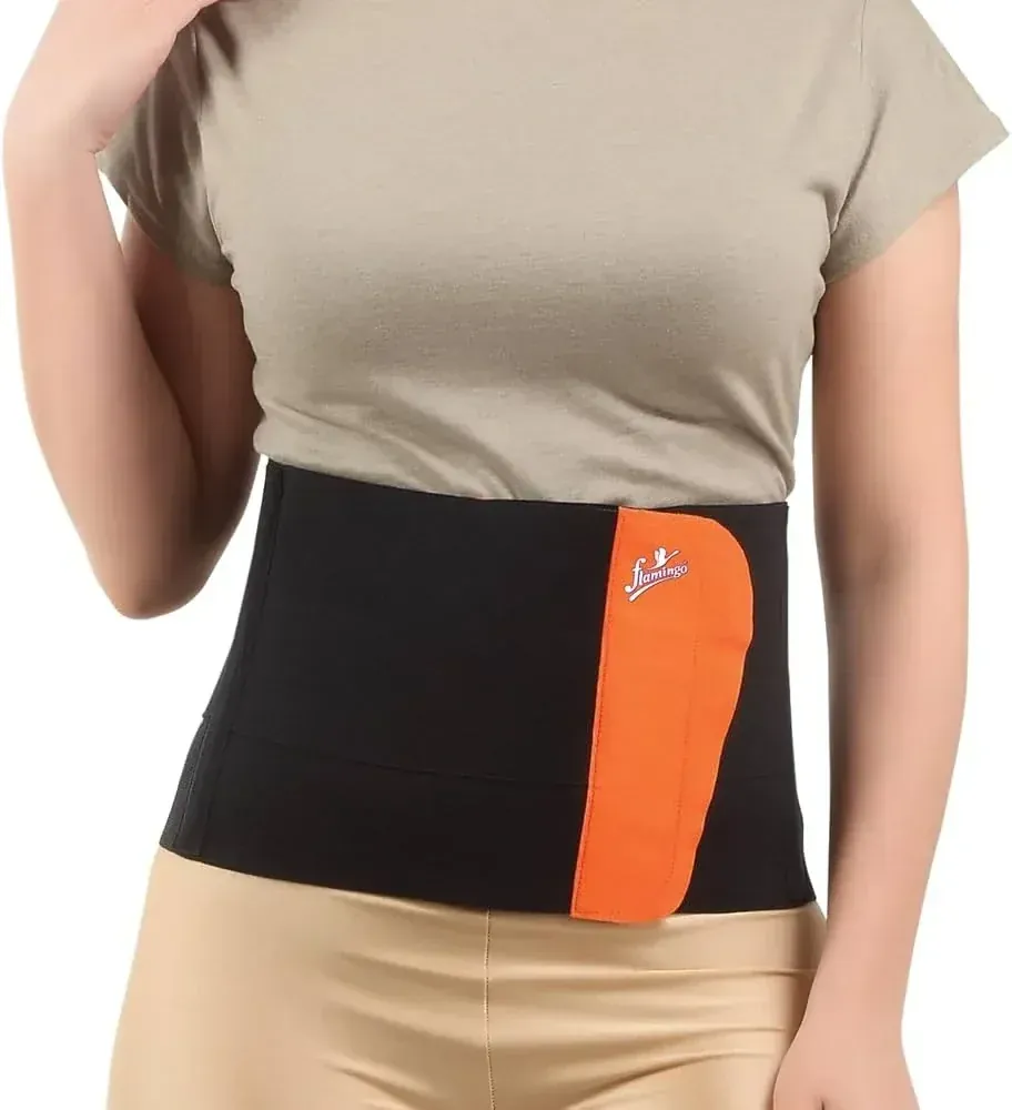 Flamingo Abdominal Belt 20 CM | Adjustable Abdominal Compression Belt for Post-Surgery & Postpartum Support