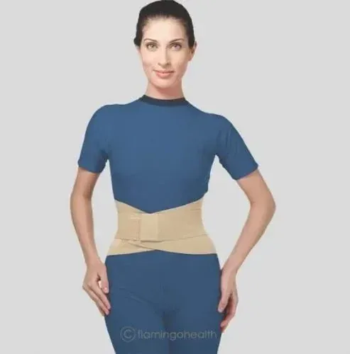 Flamingo Lumbar Corset Belt | Adjustable Lower Back Support Belt for Pain Relief, Posture Correction & Spine Stabilization