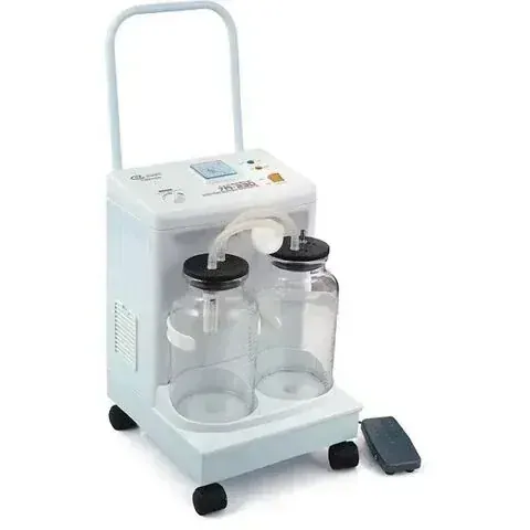 Technocare Trolley Suction Apparatus – Double Jar (2×2.5L) Surgical Suction Machine for Hospital Use