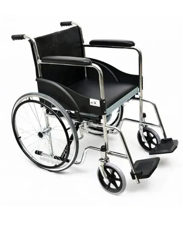 Wheelchair with Commode – U Cut Seat L