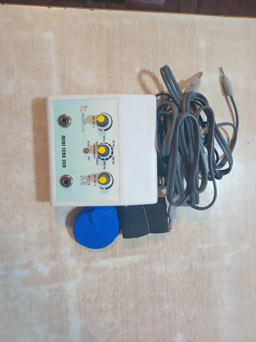 Mini TENS 2 Channel Electrotherapy Machine – Portable Physiotherapy Device for Pain Relief & Muscle Stimulation