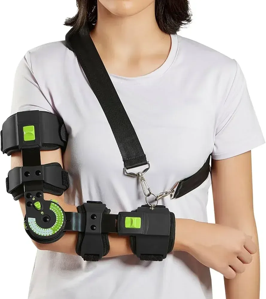 Flamingo R.O.M Elbow Brace | Adjustable Range of Motion Elbow Support for Post-Surgery & Injury Rehabilitation