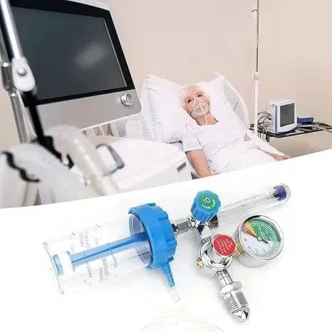 Original Japanese Technology | Oxygen Flow regulator | Oxygen Flow Meter | Oxygen Pressure Reducer/Regulator | Pressure Reducing Oxygen Meter Outlet Male Thread G5/8-14 with high quality Nasal Cannula