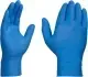Blue Nitrile Gloves 100 Pieces. Certified, Food Grade, Disposable and Multiple use