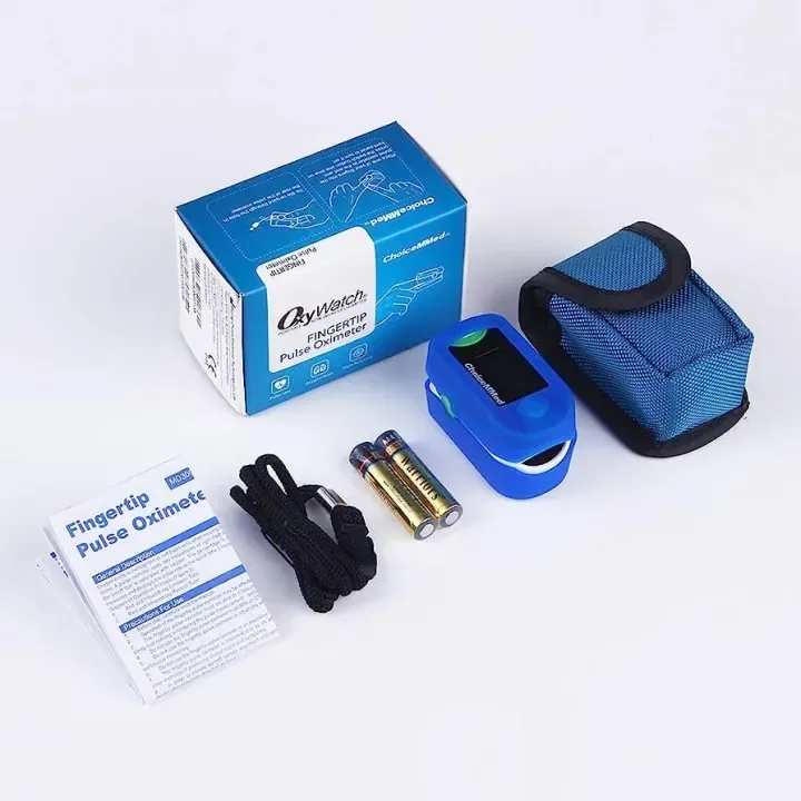 ChoiceMMed OxyWatch Fingertip Pulse Oximeter – SpO2 & Pulse Rate Monitor with OLED Display