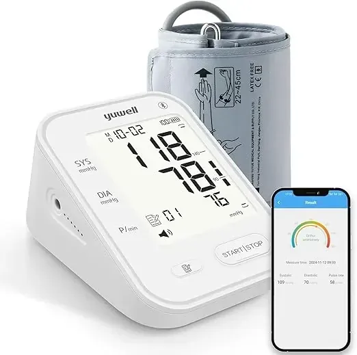 Yuwell YE650AR Digital Blood Pressure Monitor (Upper Arm BP Monitor) 