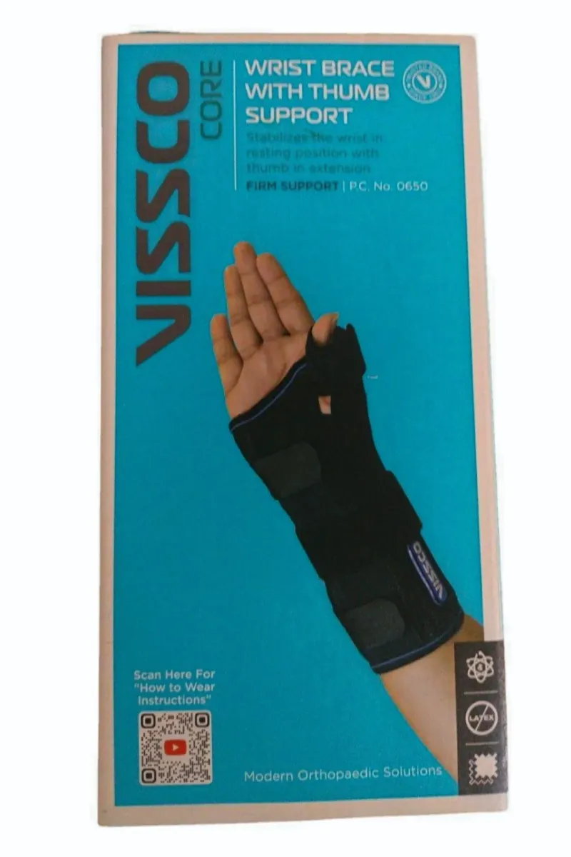 Vissco Wrist Brace with Thumb Support