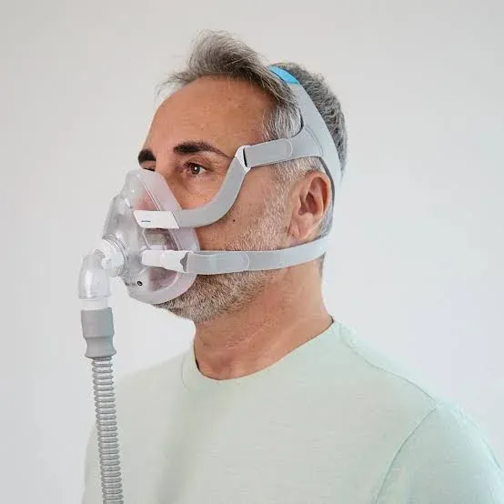 ResMed AirFit F20 Full Face CPAP Mask – Silicone Cushion Sleep Therapy Mask
