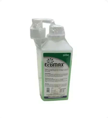 Ecomax Alcoholic Hand Rub 500ml – Antibacterial Sanitizer with Moisturizer