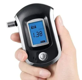 Alcohol Tester Detector Digital Portable LCD Display Breath Analyser