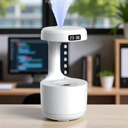 Anti Gravity Floating Humidifier – Modern LED Mist Diffuser