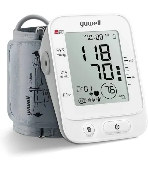 Yuwell YE610D Digital Blood Pressure Monitor – Automatic Upper Arm BP Machine