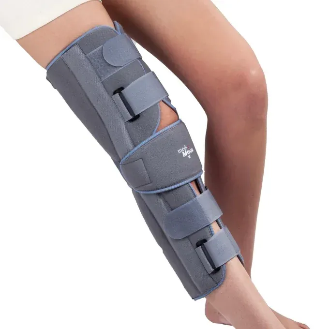 Med-e Move Knee Brace Immobilizer – Long Knee Immobilizer Support