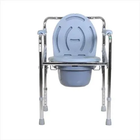 Med-e Move Height Adjustable Commode Chair – Chrome