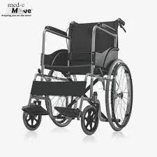 Med-e Move Basic Mag Wheelchair – Powder Coated Black/Red