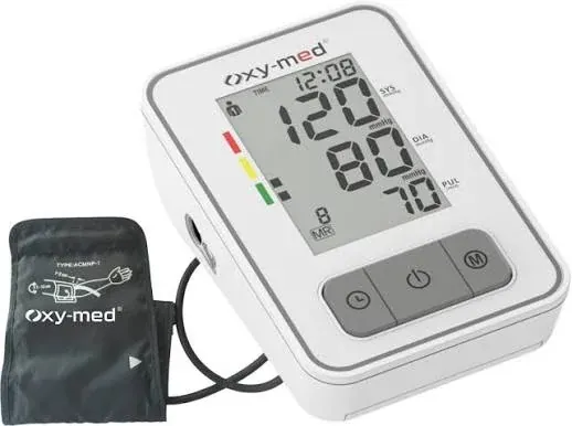 Oxymed Blood Pressure Monitor Deluxe – Digital BP Monitor
