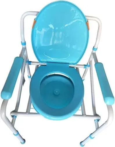 Karma Aqua-2 Bedside Commode Chair for Adult Patient for Home Hospitals Clinics