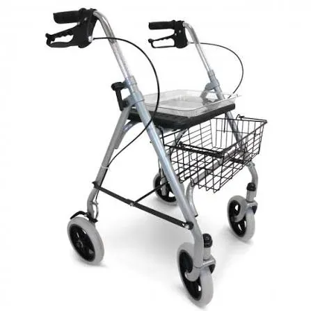 Rollator Road 190/35mm Silver