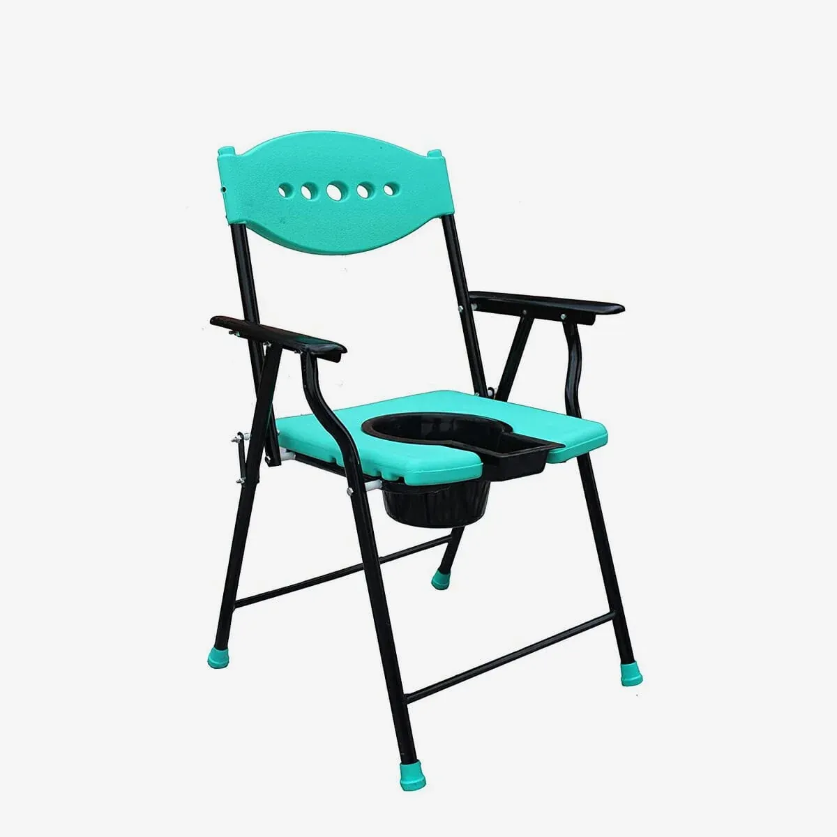 Folding Commode Chair for Adults & kids with Removeable bucket