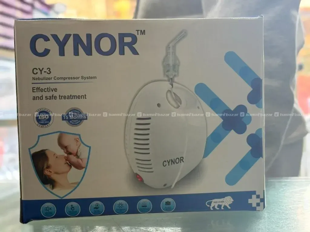 Cynor CY-3 Compressor Nebulizer Machine for Adults & Children