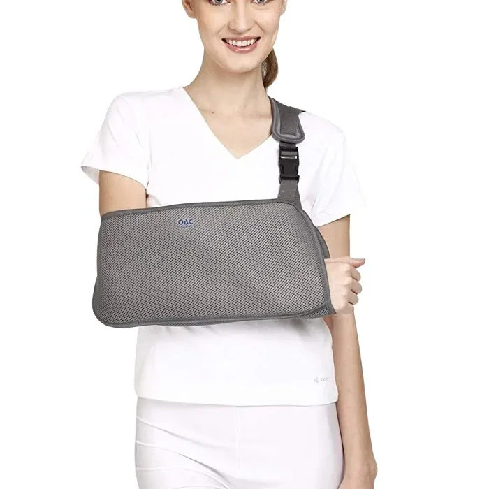 Tynor OAC Pouch Arm Sling (Oxypore) L-04 – Adjustable Arm Support Sling