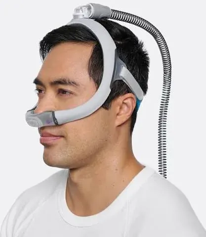 ResMed AirFit N30i Nasal CPAP Mask – Under-the-Nose Cushion with Top-of-Head Tube Connection